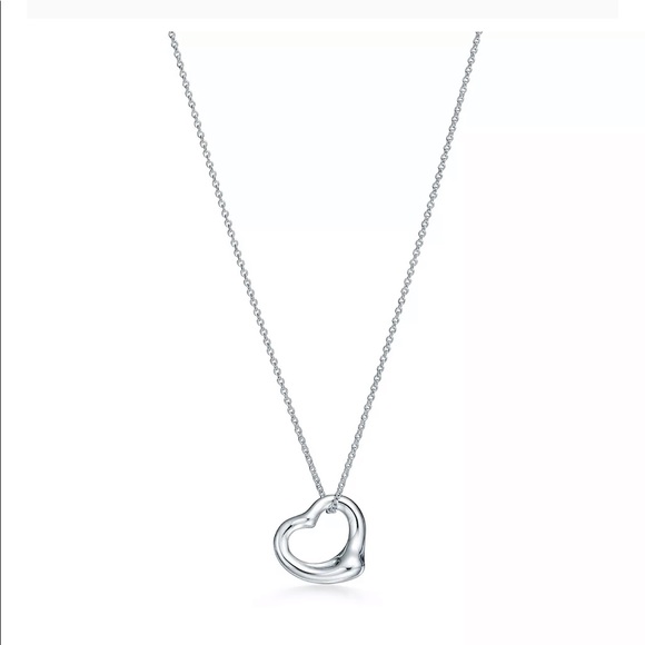 Tiffany Open Heart Pendant Elsa Peretti - Picture 5 of 5